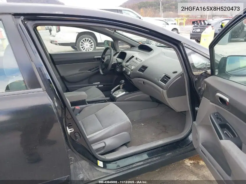 2HGFA165X8H520473 2008 Honda Civic Lx