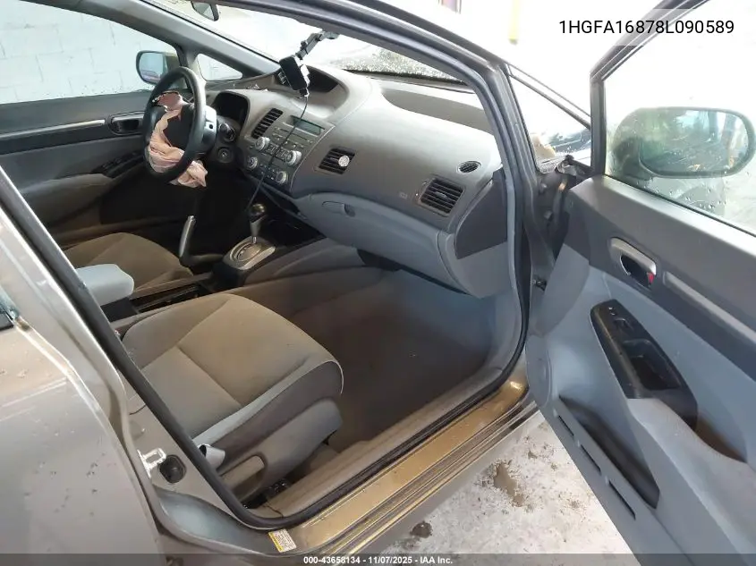 1HGFA16878L090589 2008 Honda Civic Ex