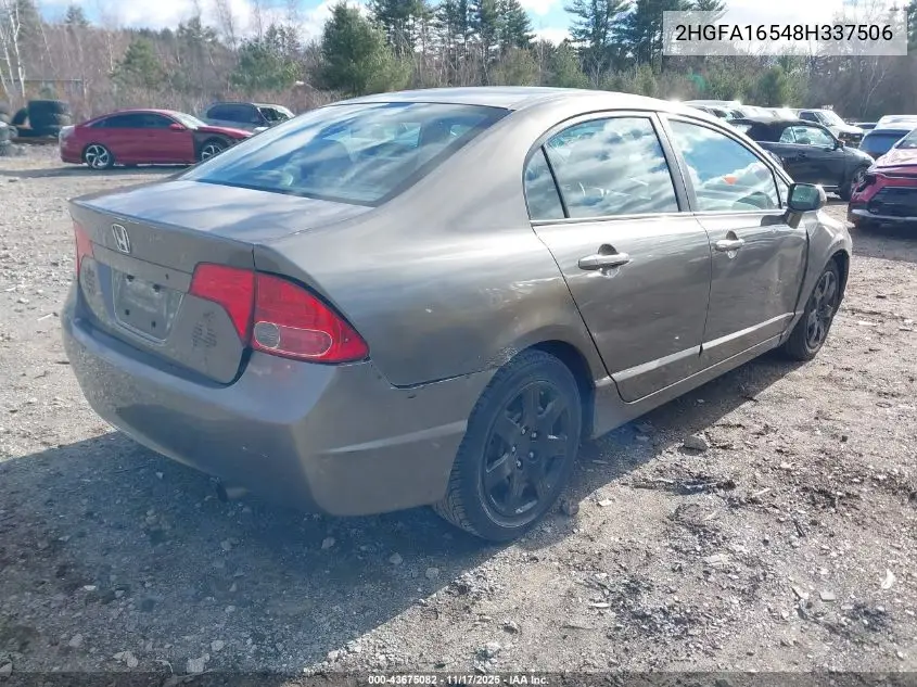 2HGFA16548H337506 2008 Honda Civic Lx