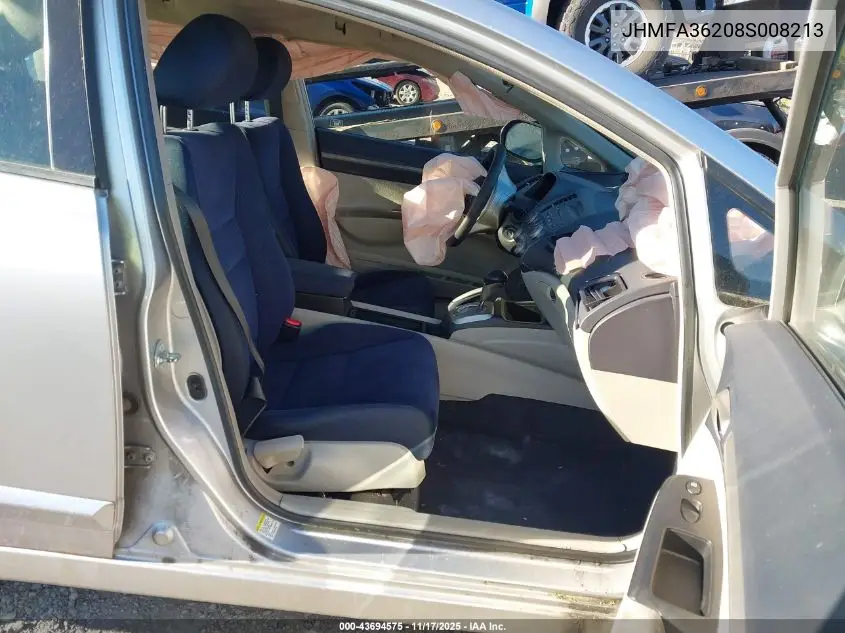 JHMFA36208S008213 2008 Honda Civic Hybrid