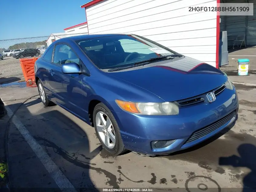 2HGFG12888H561909 2008 Honda Civic Ex