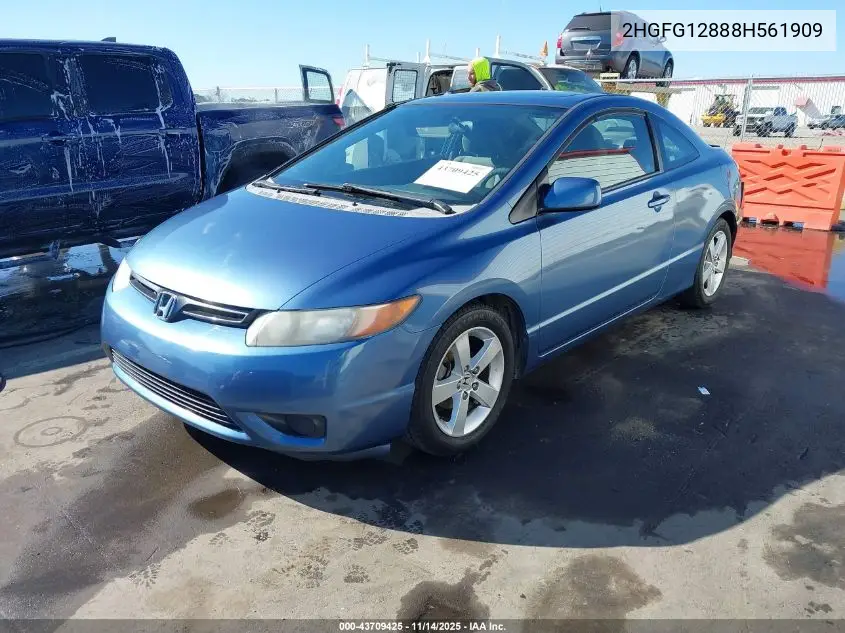 2HGFG12888H561909 2008 Honda Civic Ex