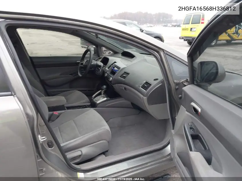 2HGFA16568H336812 2008 Honda Civic Lx