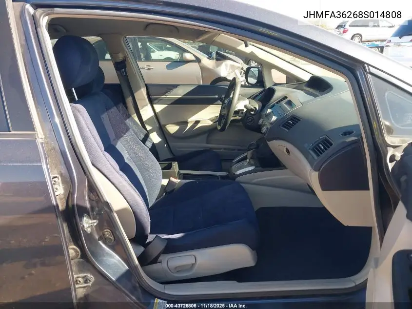 JHMFA36268S014808 2008 Honda Civic Hybrid