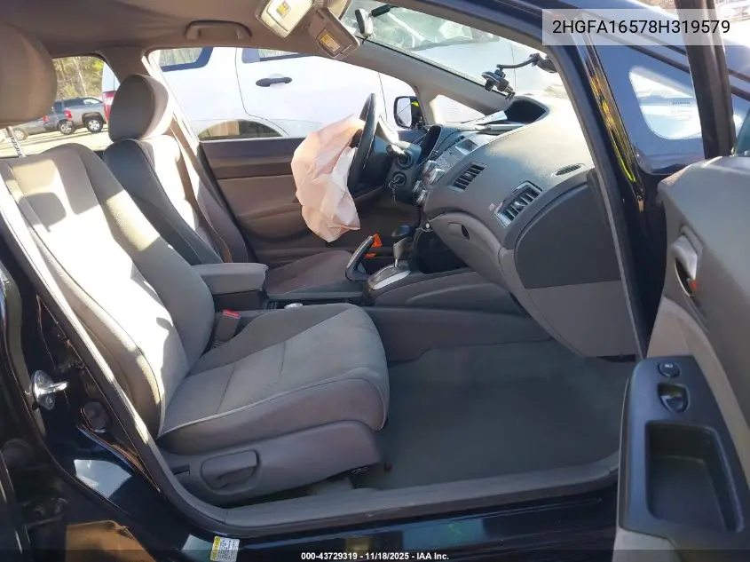 2HGFA16578H319579 2008 Honda Civic Lx