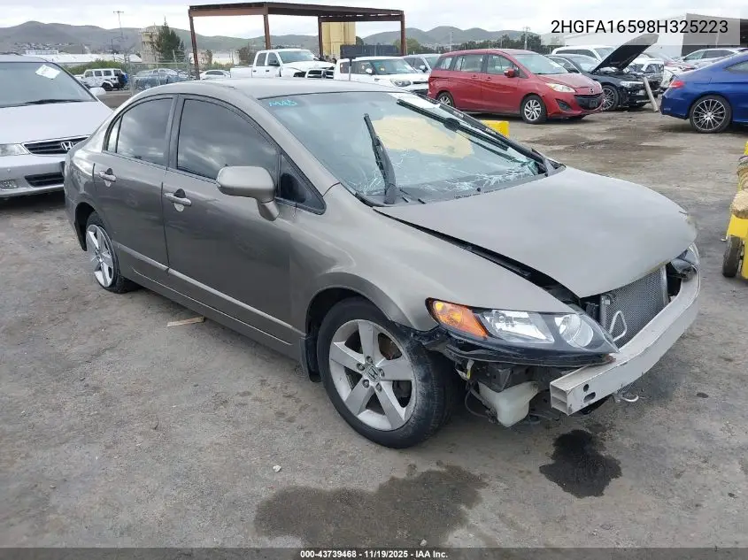 2HGFA16598H325223 2008 Honda Civic Lx