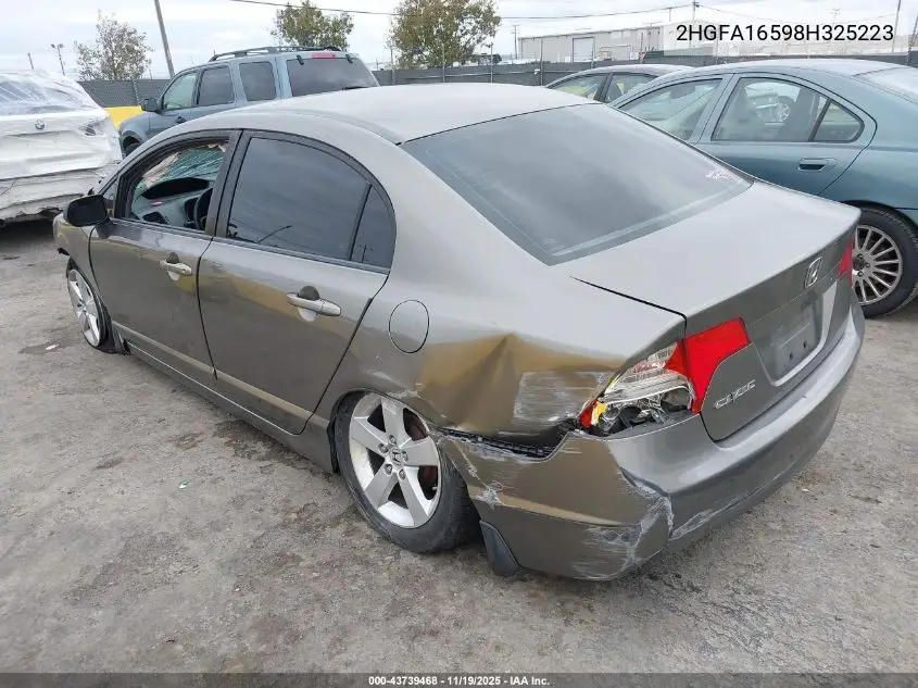 2HGFA16598H325223 2008 Honda Civic Lx