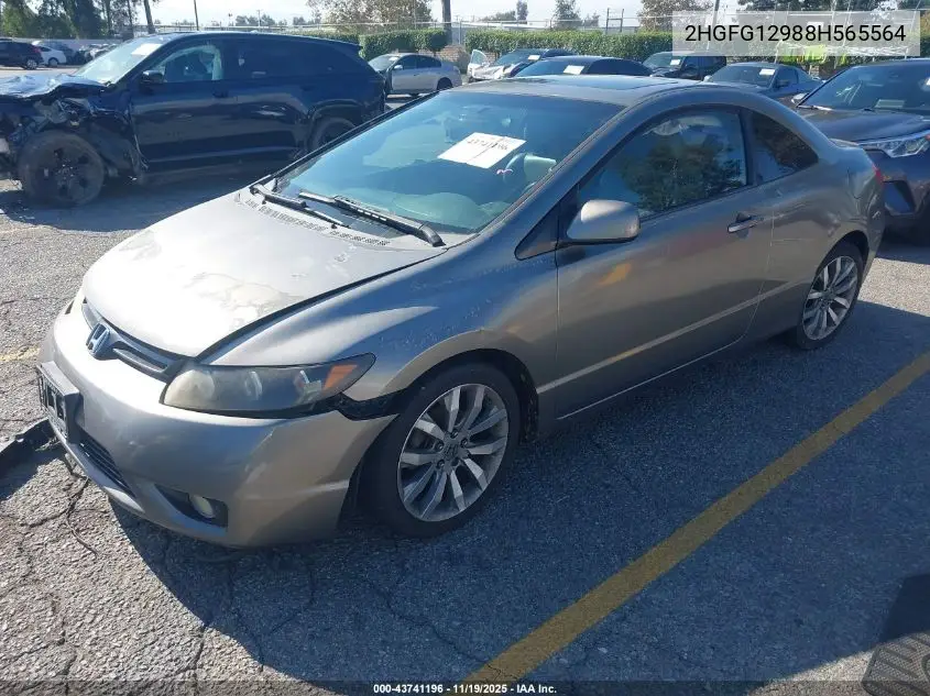 2HGFG12988H565564 2008 Honda Civic Ex-L