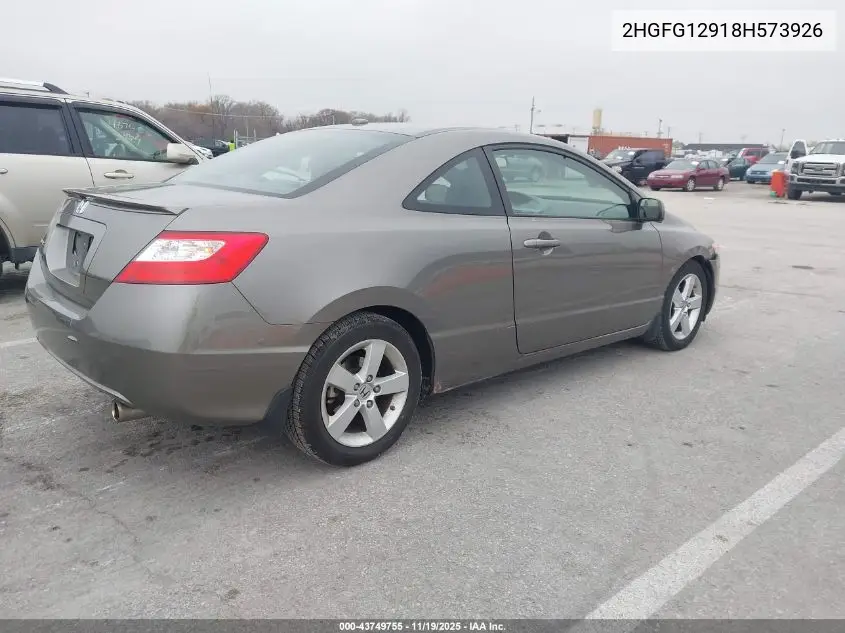 2HGFG12918H573926 2008 Honda Civic Ex-L
