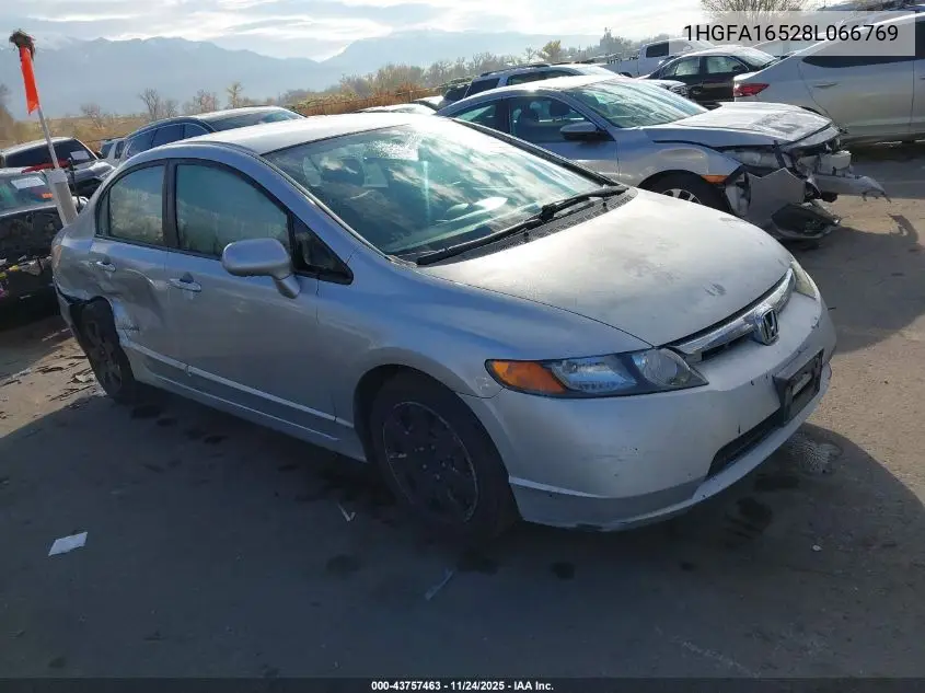 1HGFA16528L066769 2008 Honda Civic Lx