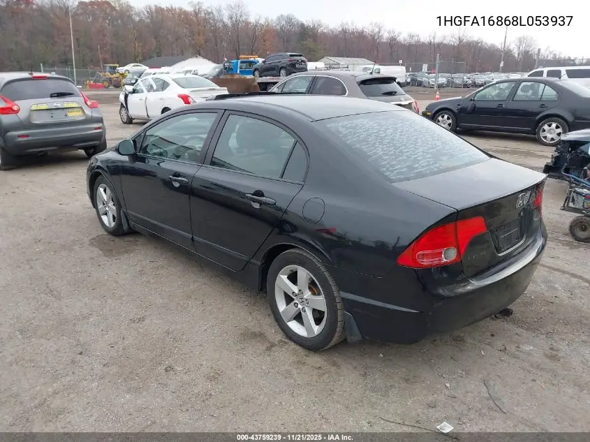 1HGFA16868L053937 2008 Honda Civic Ex