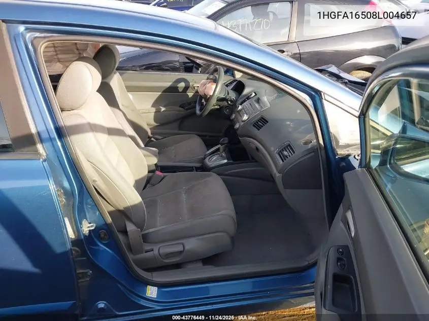 1HGFA16508L004657 2008 Honda Civic Lx