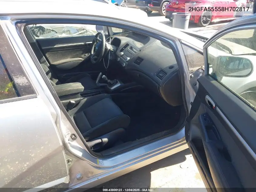 2HGFA55558H702817 2008 Honda Civic Si/Si Mugen