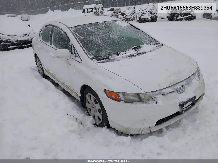 2HGFA16568H339354 2008 Honda Civic Lx