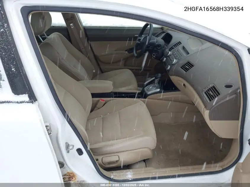 2HGFA16568H339354 2008 Honda Civic Lx