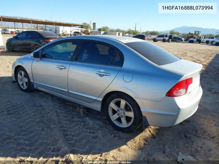1HGFA16888L073994 2008 Honda Civic Ex