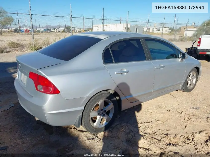 1HGFA16888L073994 2008 Honda Civic Ex