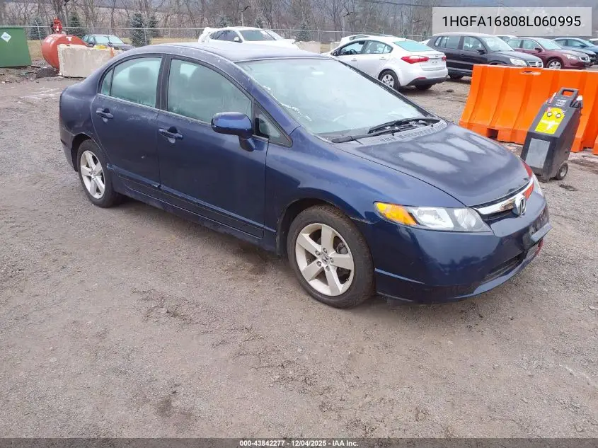 1HGFA16808L060995 2008 Honda Civic Ex