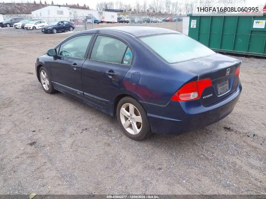 1HGFA16808L060995 2008 Honda Civic Ex