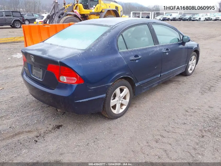 1HGFA16808L060995 2008 Honda Civic Ex