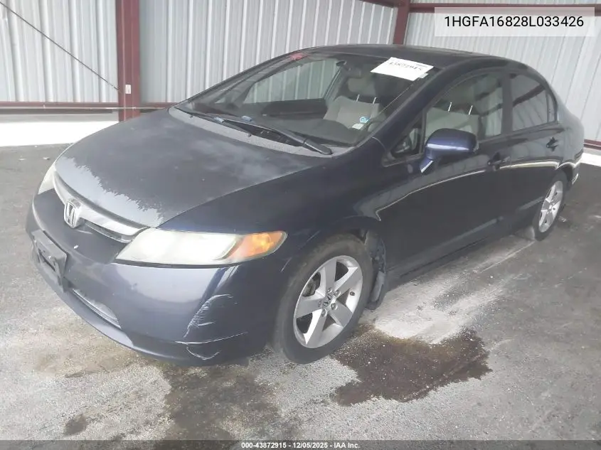 1HGFA16828L033426 2008 Honda Civic Ex