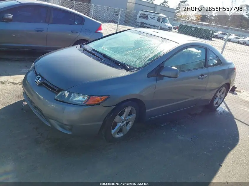 2HGFG12858H557798 2008 Honda Civic Ex