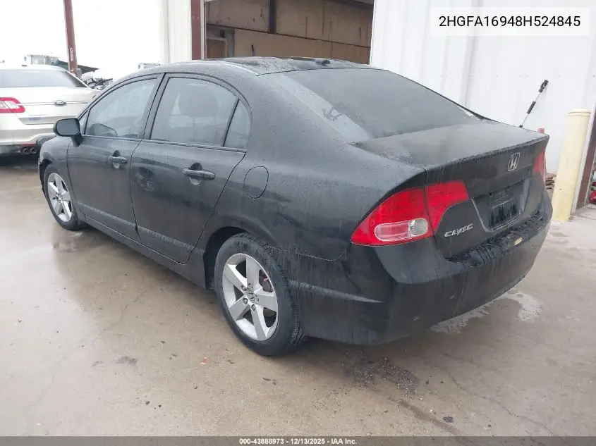 2HGFA16948H524845 2008 Honda Civic Ex-L