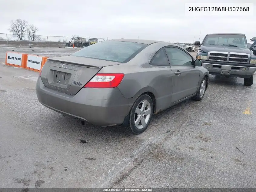 2HGFG12868H507668 2008 Honda Civic Ex