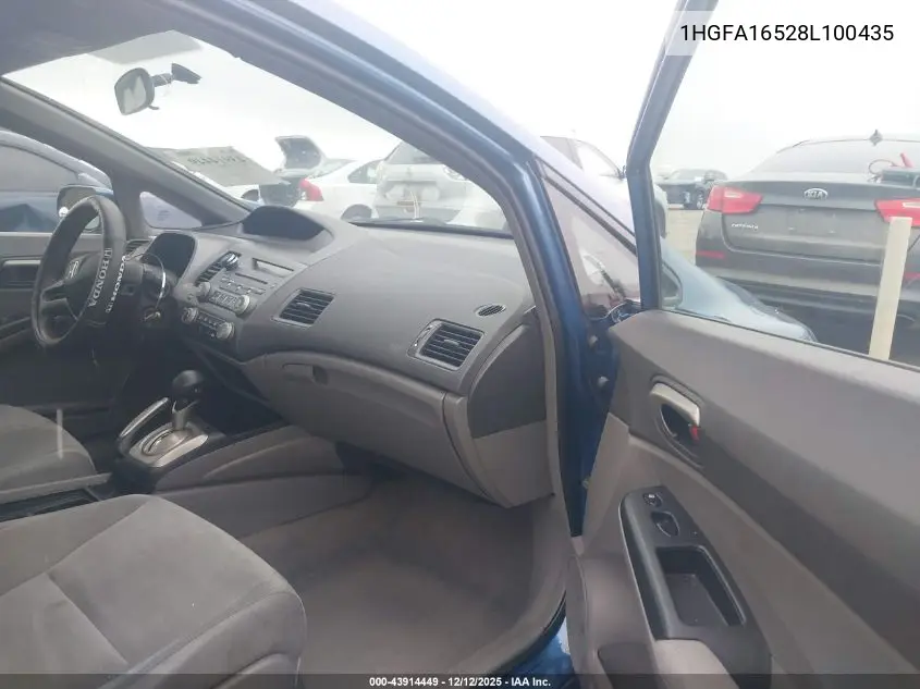 1HGFA16528L100435 2008 Honda Civic Lx