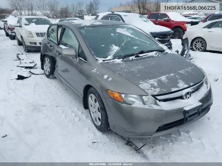 1HGFA16568L066225 2008 Honda Civic Lx