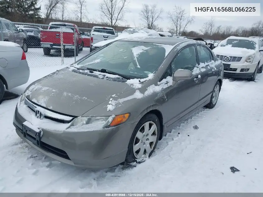 1HGFA16568L066225 2008 Honda Civic Lx