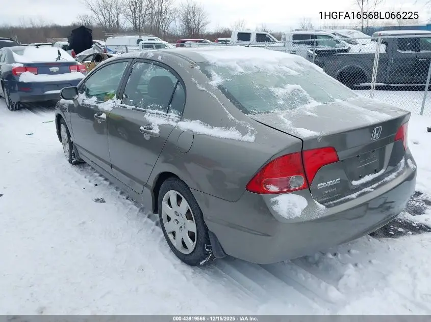 1HGFA16568L066225 2008 Honda Civic Lx