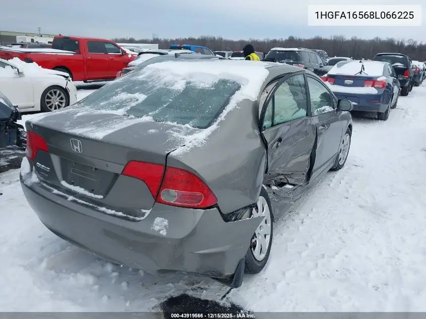 1HGFA16568L066225 2008 Honda Civic Lx