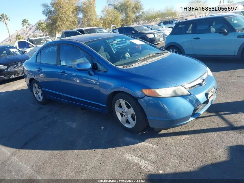 1HGFA16858L056697 2008 Honda Civic Ex
