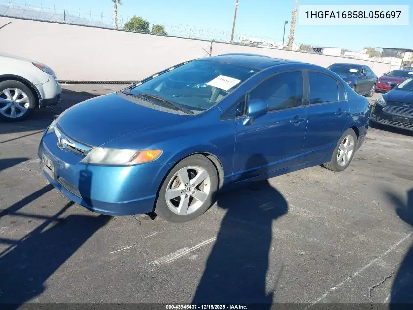 1HGFA16858L056697 2008 Honda Civic Ex