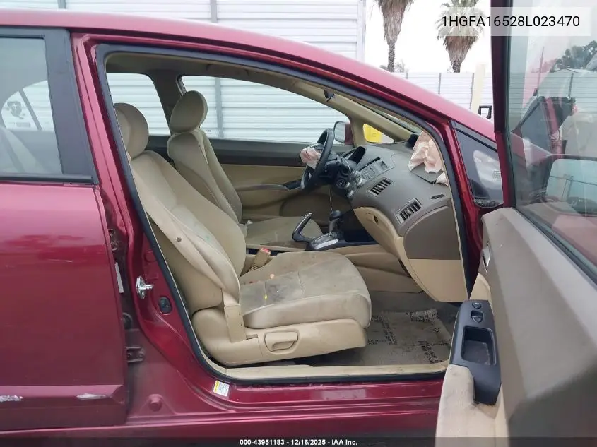 1HGFA16528L023470 2008 Honda Civic Lx