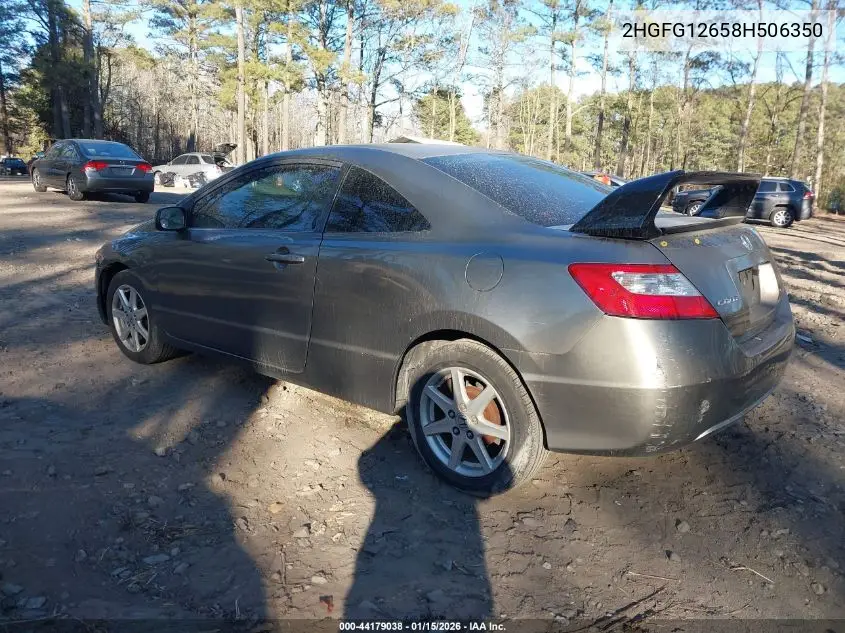 2HGFG12658H506350 2008 Honda Civic Lx