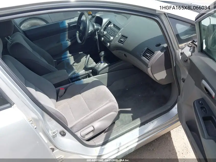 1HGFA165X8L066034 2008 Honda Civic Lx