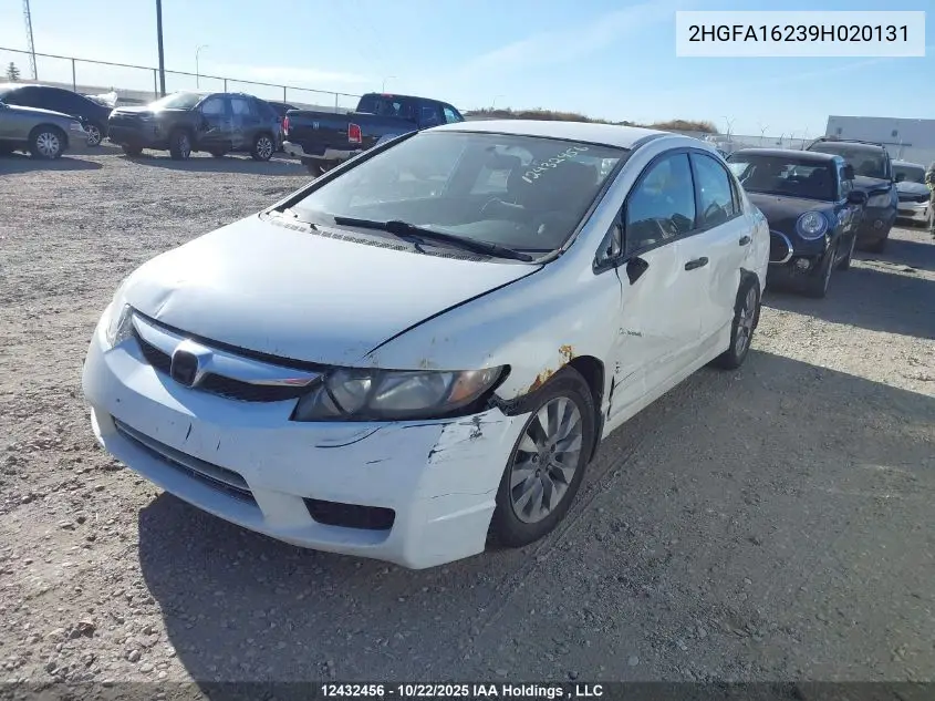 2HGFA16239H020131 2009 Honda Civic Dx/Dx-A