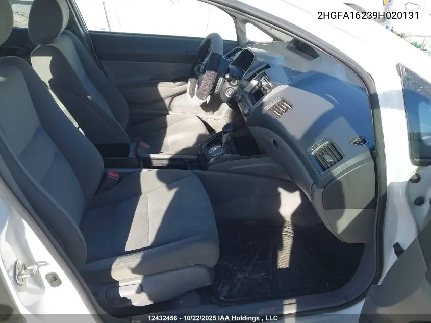 2HGFA16239H020131 2009 Honda Civic Dx/Dx-A