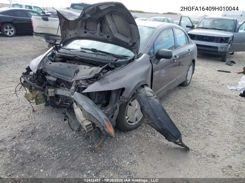 2HGFA16409H010044 2009 Honda Civic Dx-G