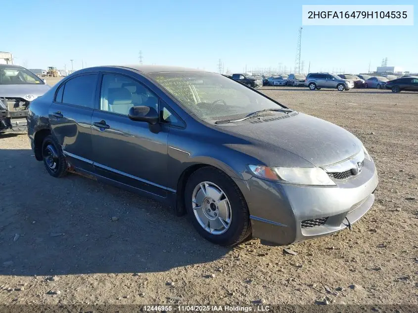 2HGFA16479H104535 2009 Honda Civic Dx-G