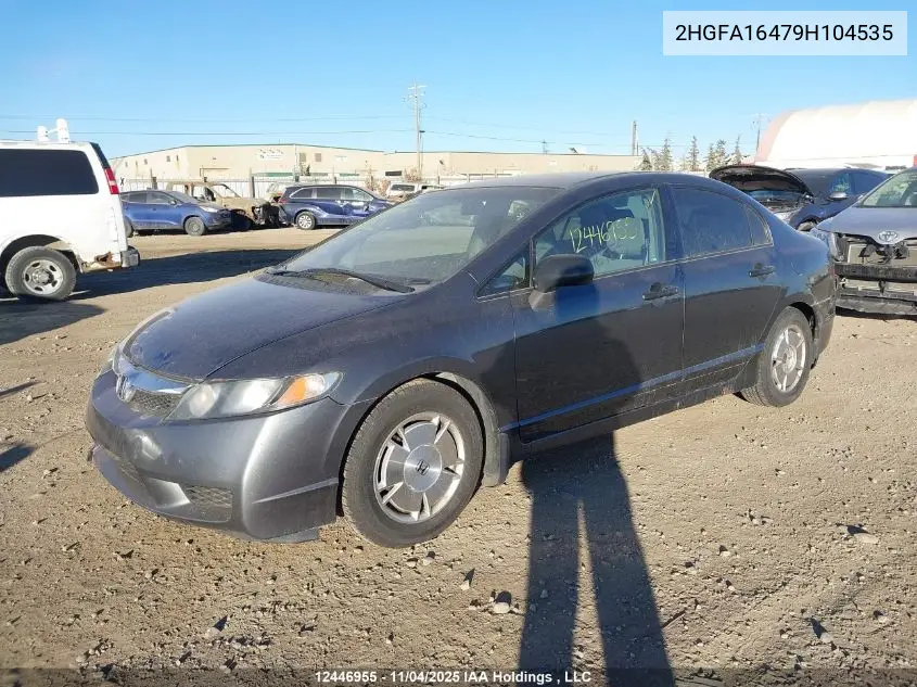 2HGFA16479H104535 2009 Honda Civic Dx-G