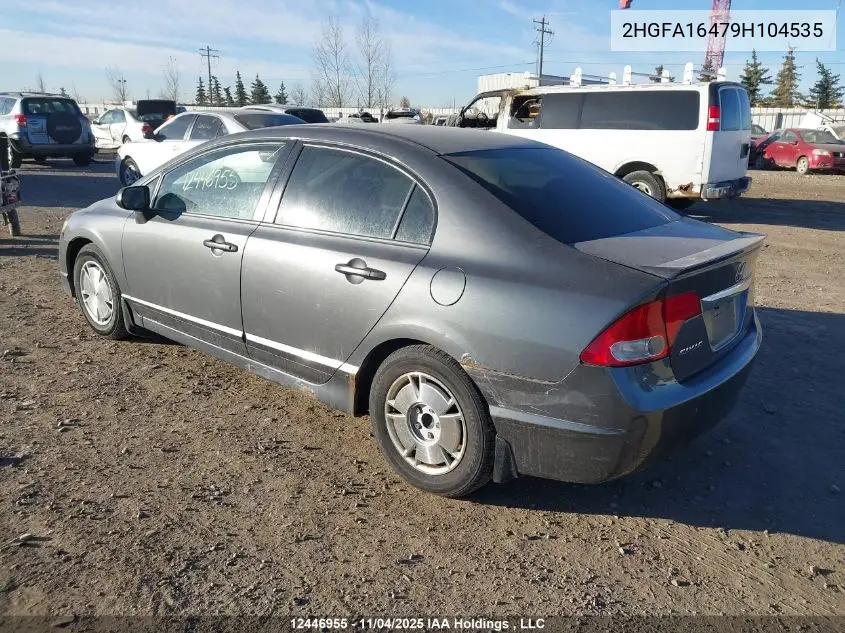 2HGFA16479H104535 2009 Honda Civic Dx-G
