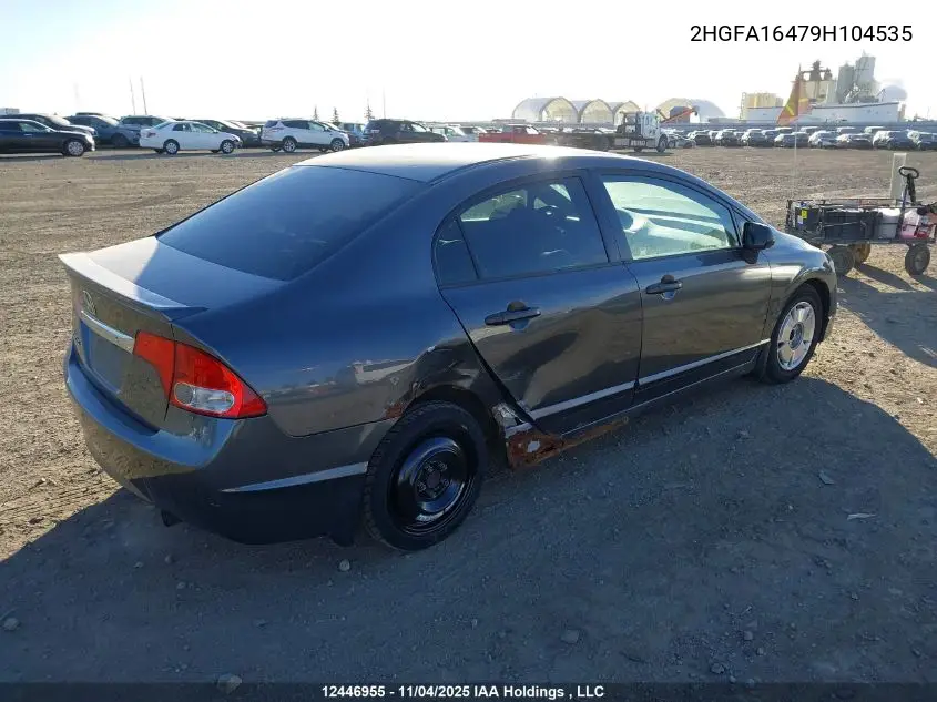 2HGFA16479H104535 2009 Honda Civic Dx-G