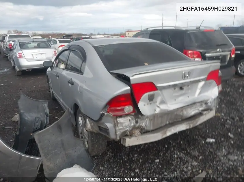 2HGFA16459H029821 2009 Honda Civic Sdn