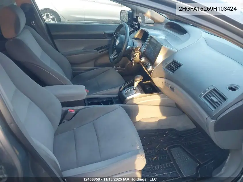2HGFA16269H103424 2009 Honda Civic Dx/Dx-A