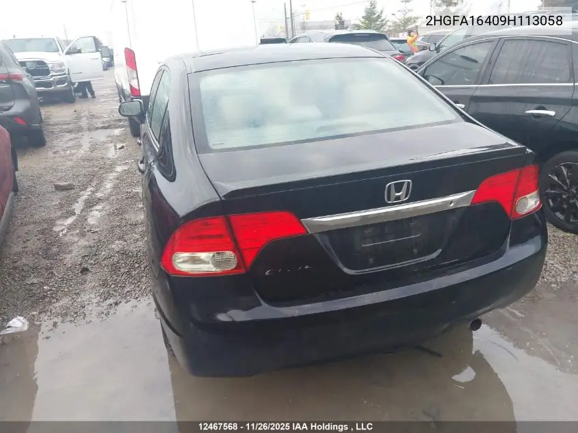 2HGFA16409H113058 2009 Honda Civic