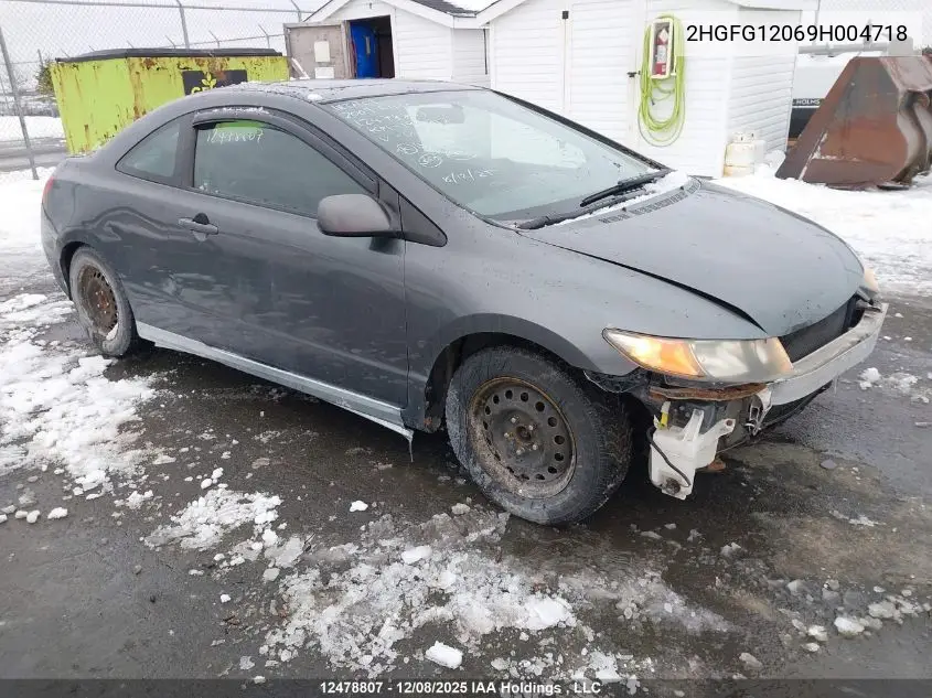 2HGFG12069H004718 2009 Honda Civic Ex-L