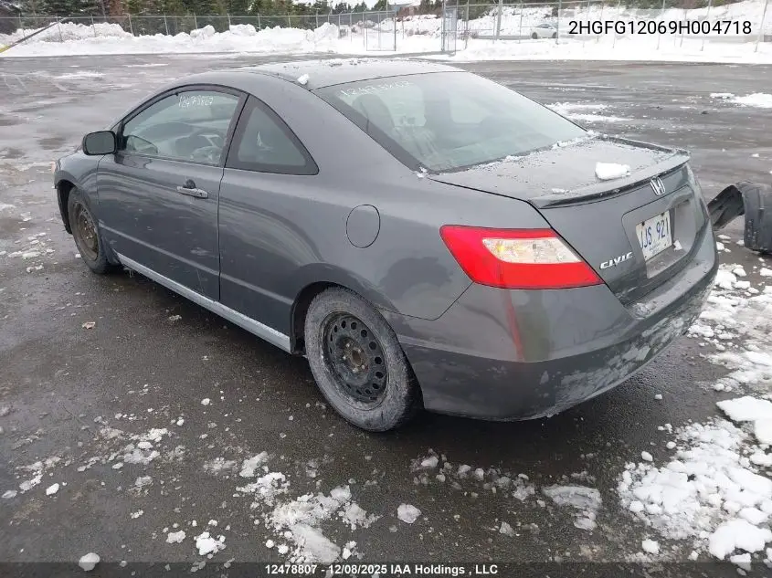 2HGFG12069H004718 2009 Honda Civic Ex-L